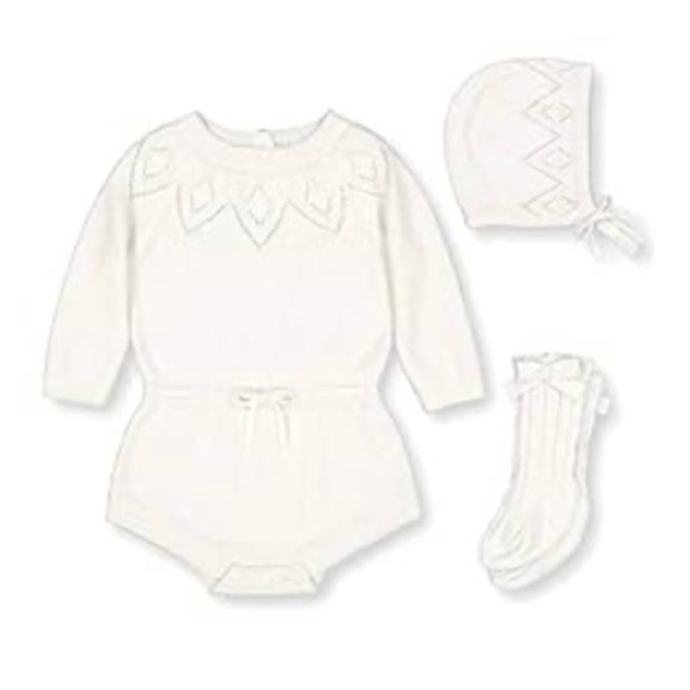 SOLD Heirloom Quality Baby Knit Set